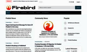 Firebirdsql.org thumbnail