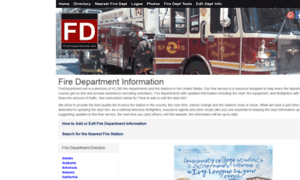 Firedepartmentdirectory.com thumbnail