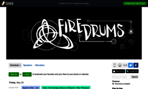 Firedrums2015classes.sched.org thumbnail