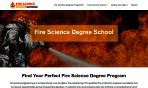 Firesciencedegreeschools.com thumbnail