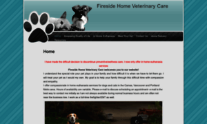 Firesidehomeveterinarycare.com thumbnail