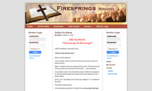 Firespringsministries.com thumbnail