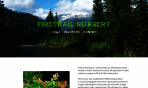 Firetrailnursery.com thumbnail