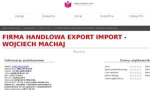 Firma-handlowa-export-import-wojciech-machaj-jablonka.centrumopinii.com thumbnail