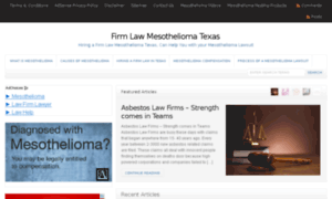 Firmlawmesotheliomatexas.org thumbnail