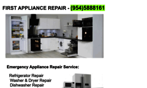 First-appliance-repair.com thumbnail