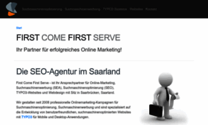 First-come-first-serve.de thumbnail