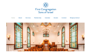 First-congregationsonsofisrael.org thumbnail