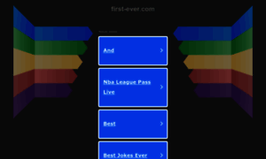 First-ever.com thumbnail