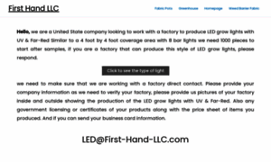 First-hand-llc.com thumbnail