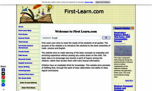 First-learn.com thumbnail