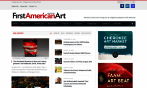 Firstamericanartmagazine.com thumbnail