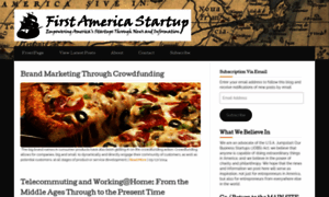 Firstamericastartup.wordpress.com thumbnail