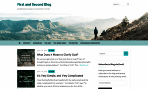 Firstandsecondblog.com thumbnail