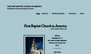 Firstbaptistchurchinamerica.org thumbnail