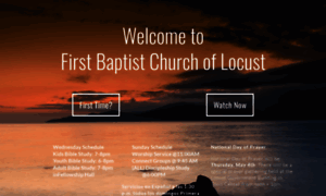 Firstbaptistlocust.com thumbnail