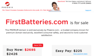 Firstbatteries.com thumbnail