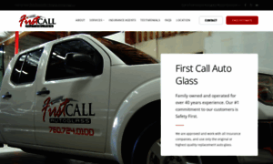 Firstcallautoglass.com thumbnail