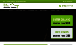 Firstchoicegutterservices.com.au thumbnail