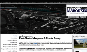 Firstchoicemarquees.co.uk thumbnail