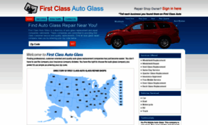 Firstclassautoglass.com thumbnail