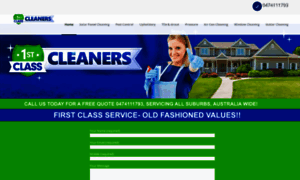 Firstclasscleaners.com.au thumbnail