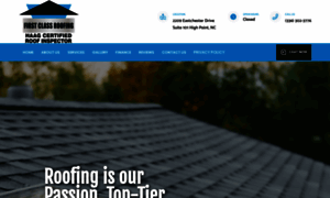 Firstclassroofing.com thumbnail