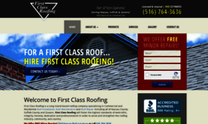 Firstclassroofingny.com thumbnail