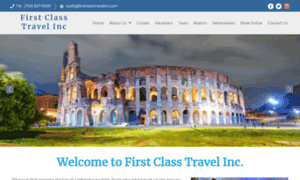 Firstclasstravelinc.com thumbnail