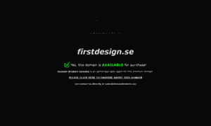 Firstdesign.se thumbnail