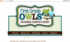 Firstgradeowls.blogspot.com thumbnail