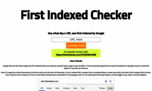 Firstindexed.com thumbnail