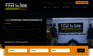 Firstinlinestriping.com thumbnail