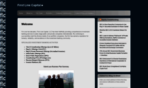Firstlinecapital.com thumbnail