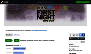 Firstnightboston2015.sched.org thumbnail