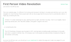 Firstpersonvideorevolution.com thumbnail