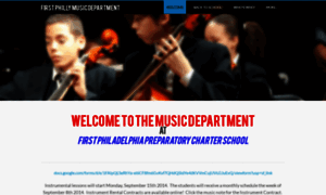 Firstphillymusicdepartment.weebly.com thumbnail