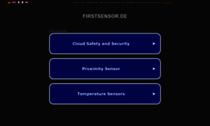 Firstsensor.de thumbnail