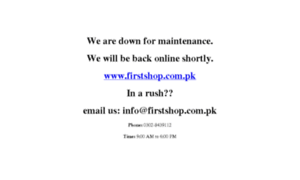 Firstshop.com.pk thumbnail