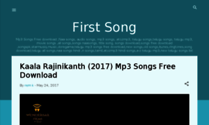 Firstsong.in thumbnail