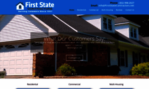 Firststatecontractors.net thumbnail
