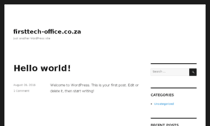 Firsttech-office.co.za thumbnail