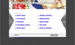 Firstthingsfirstfoundation.com thumbnail