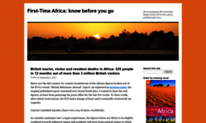 Firsttimeafrica.wordpress.com thumbnail