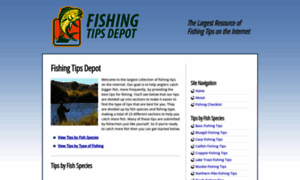 Fishingtipsdepot.com thumbnail
