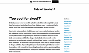 Fishoutofwater18.wordpress.com thumbnail