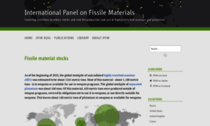 Fissilematerials.org thumbnail