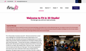 Fitin30studio.com thumbnail