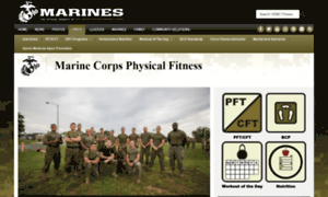 Fitness.marines.mil thumbnail