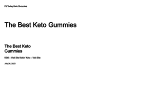 Fittodayketogummies.shop thumbnail